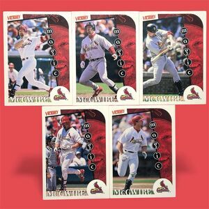 VTG Upper Deck Victory 1999 Mark McGwire MAGIC Cardinals Baseball Cards LOT of 5